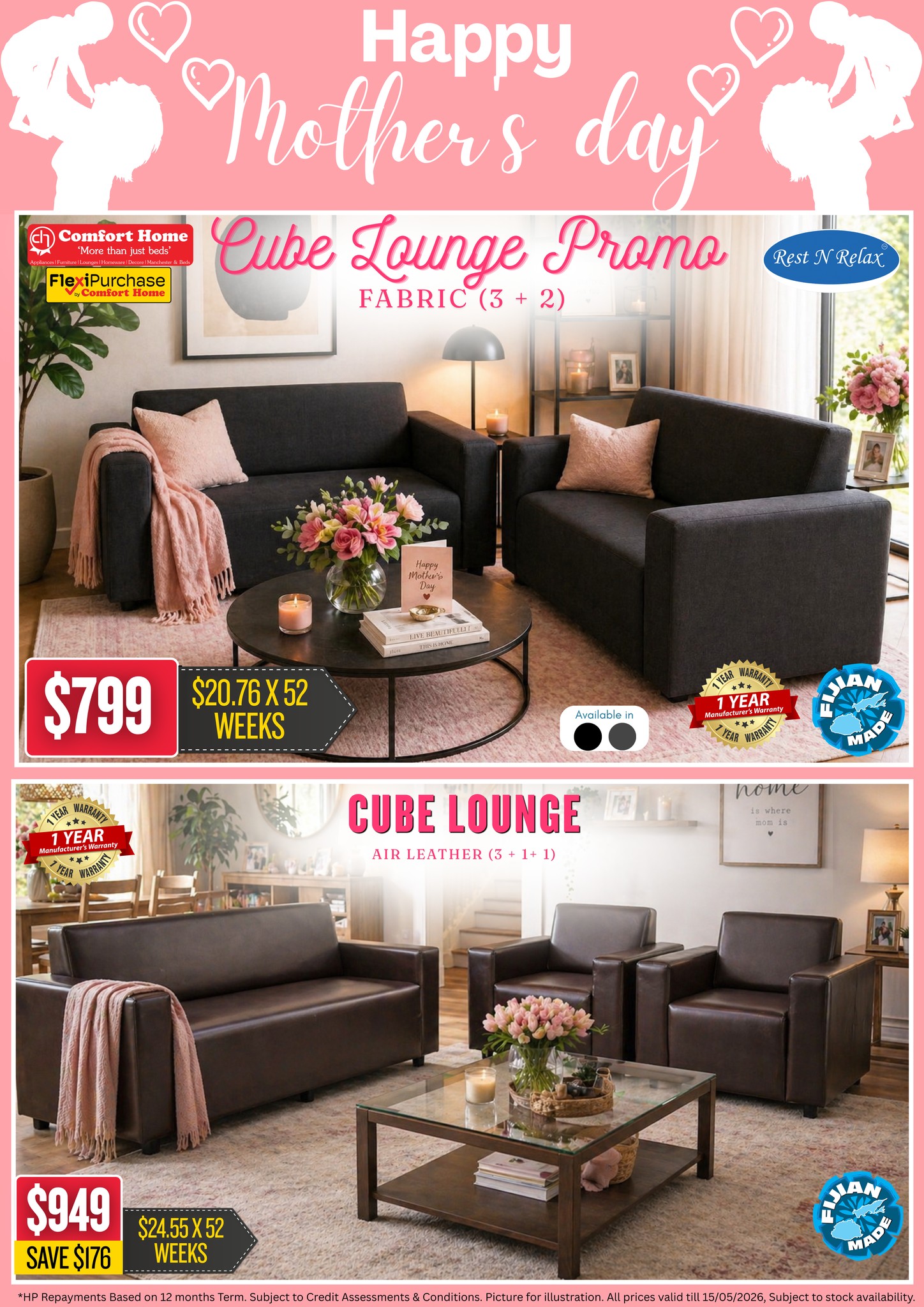 Cube Lounge Promo – Mother's Day - Page 1