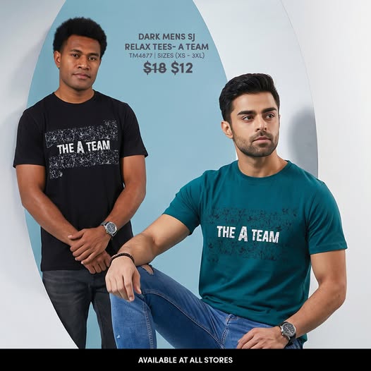 Dark Mens SI Relax Tees - The A Team