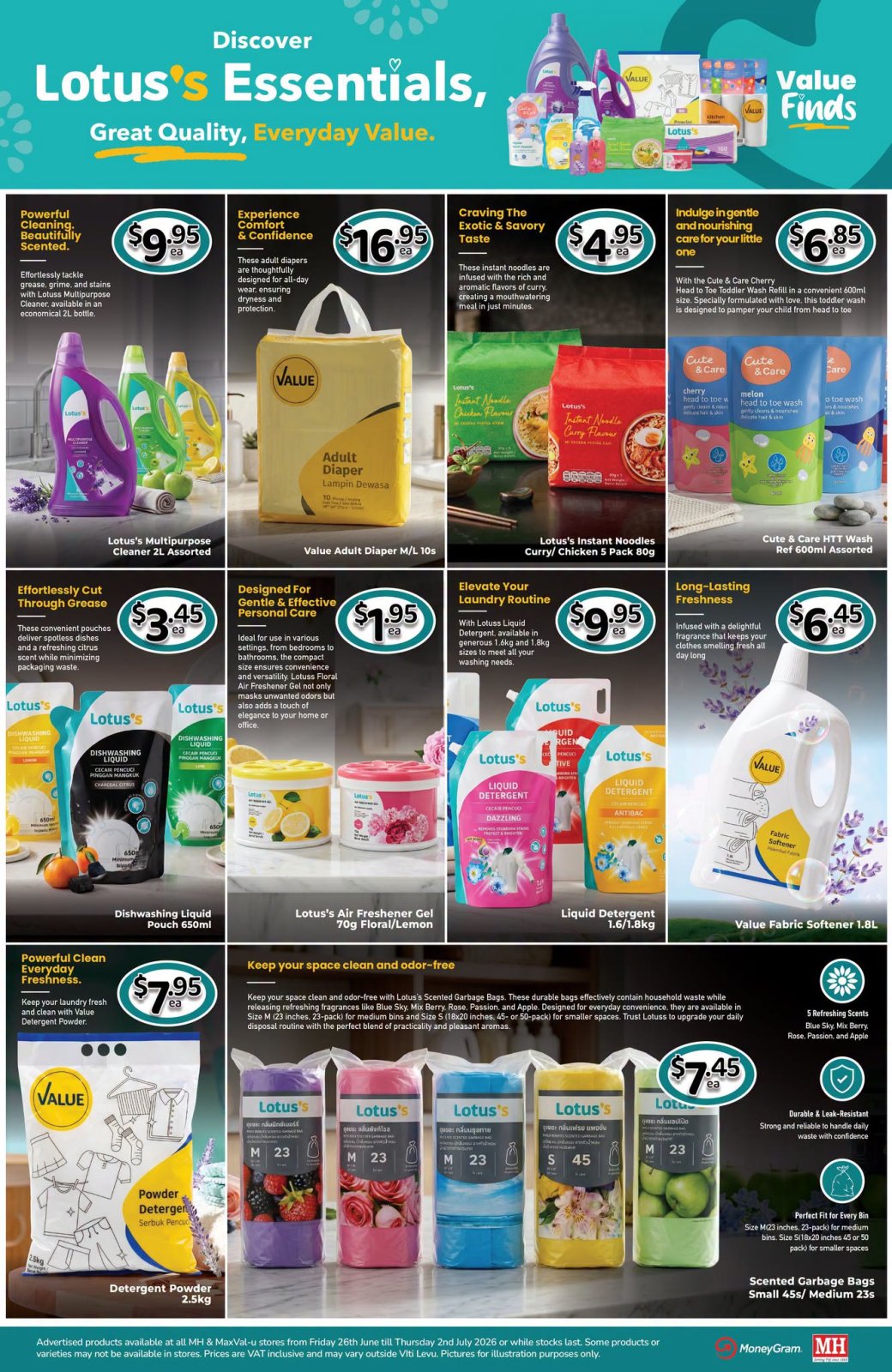 Lotus's Essentials – Great Quality, Everyday Value - Page 1