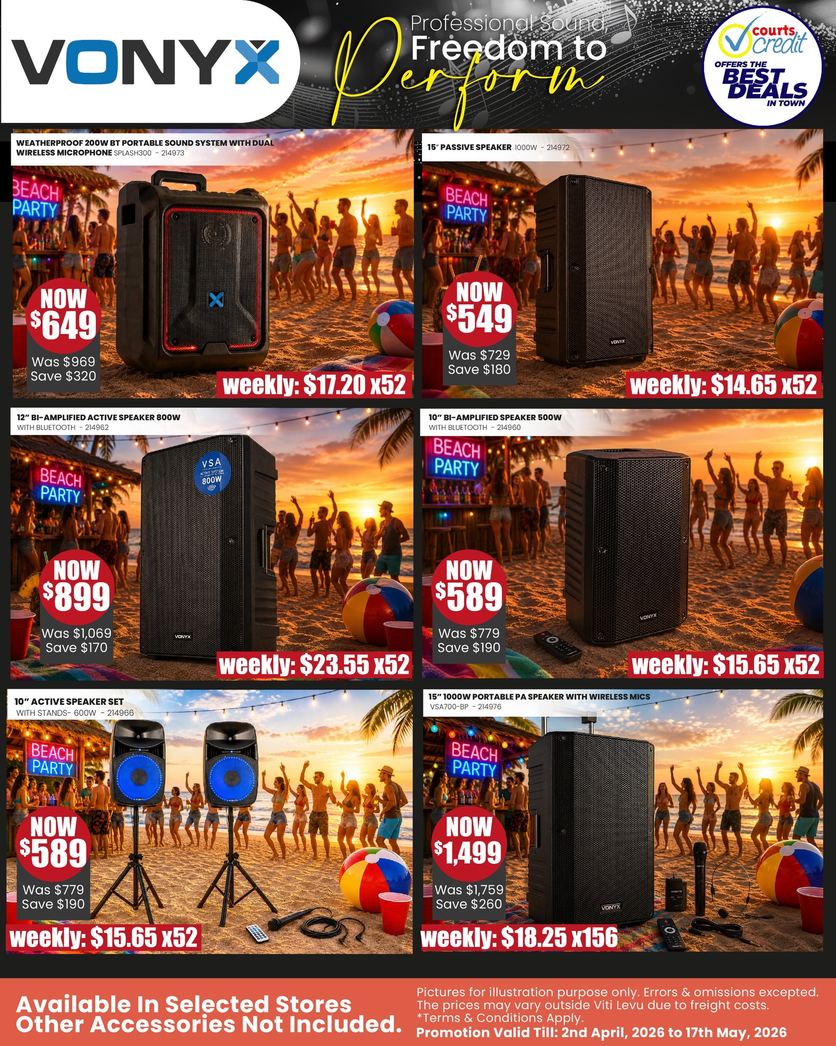 VONYX Professional Sound Systems – Beach Party Collection - Page 1