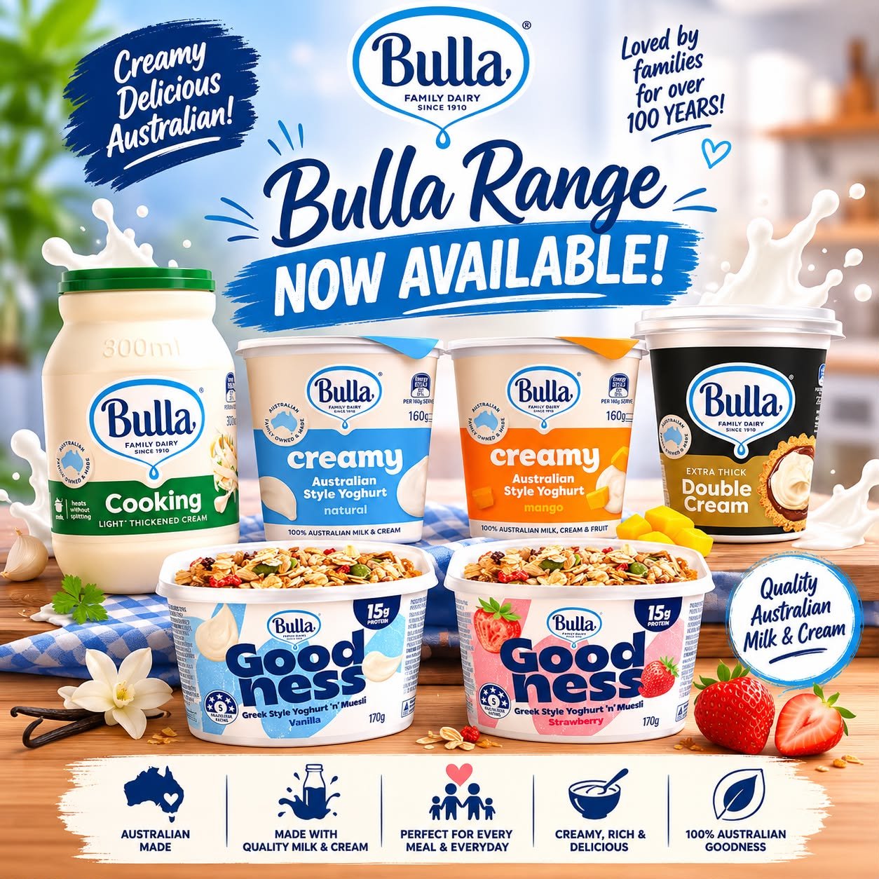 Bulla Range Now Available