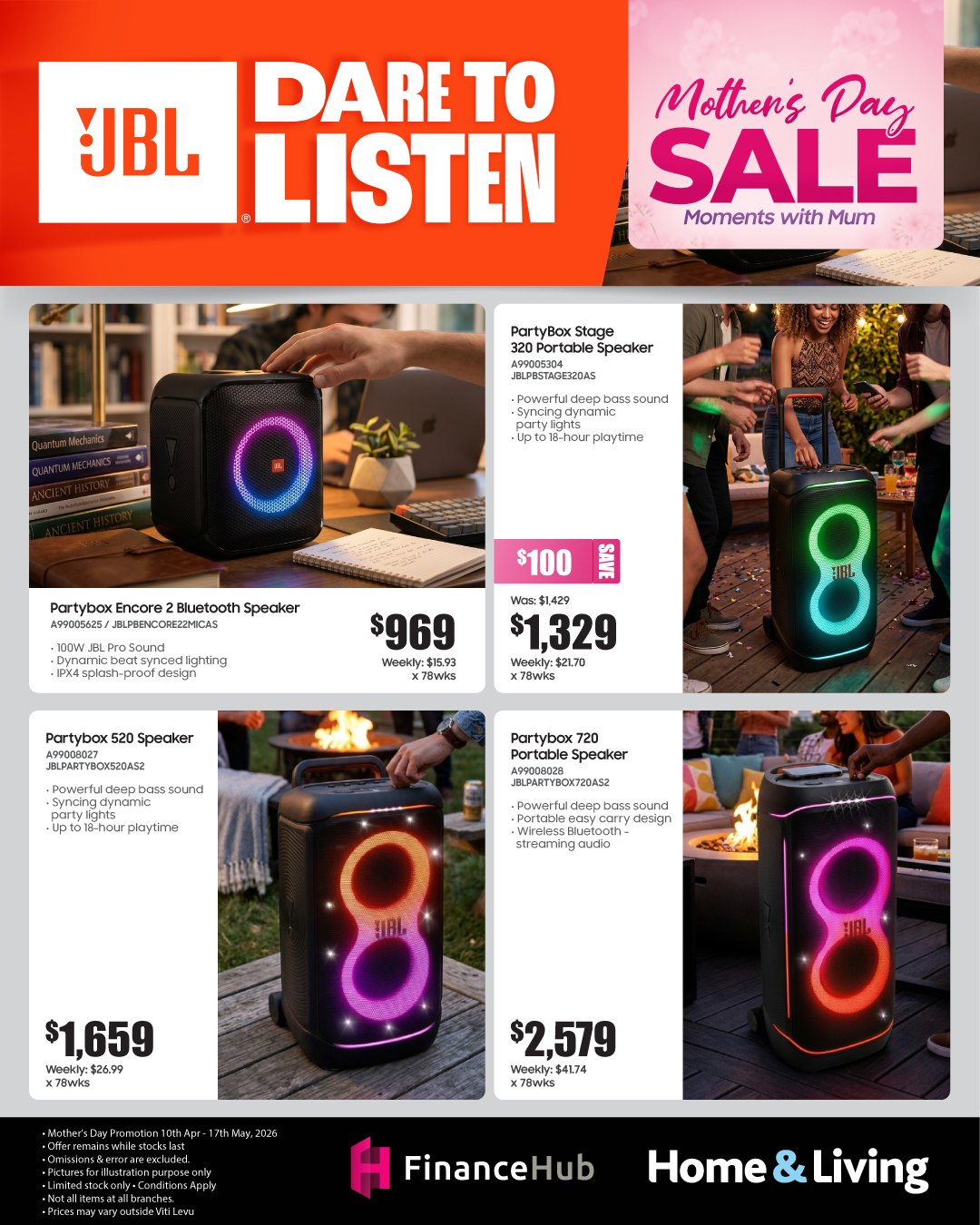 JBL Dare to Listen - Mother's Day Sale - Page 1