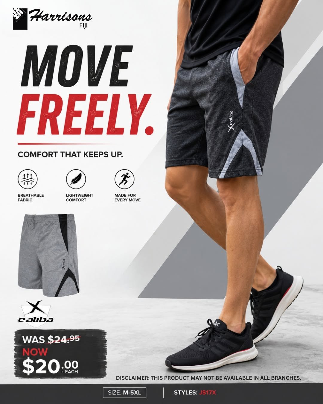 Caliba Shorts – Move Freely