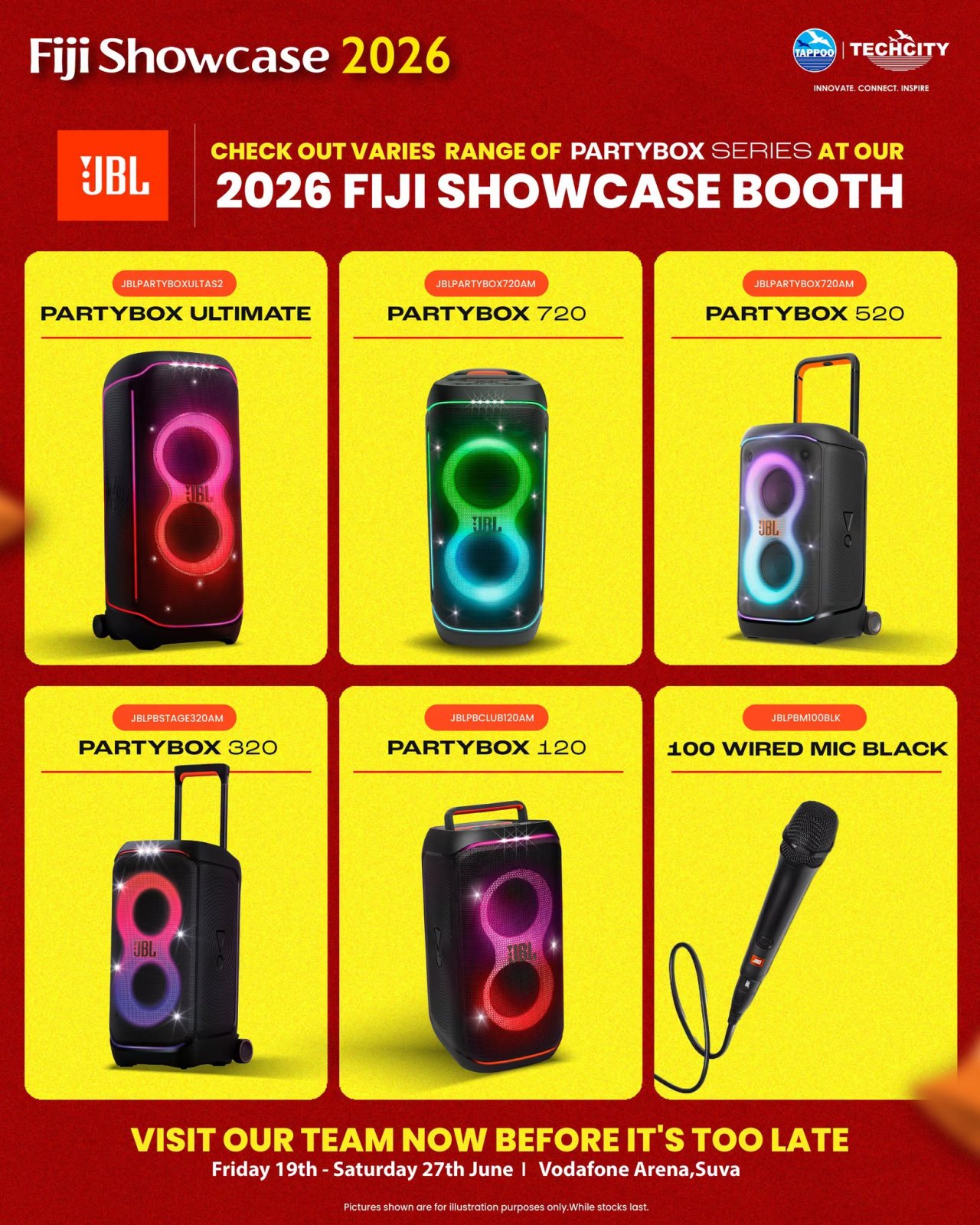 JBL PartyBox Range at Fiji Showcase 2026 - Page 1