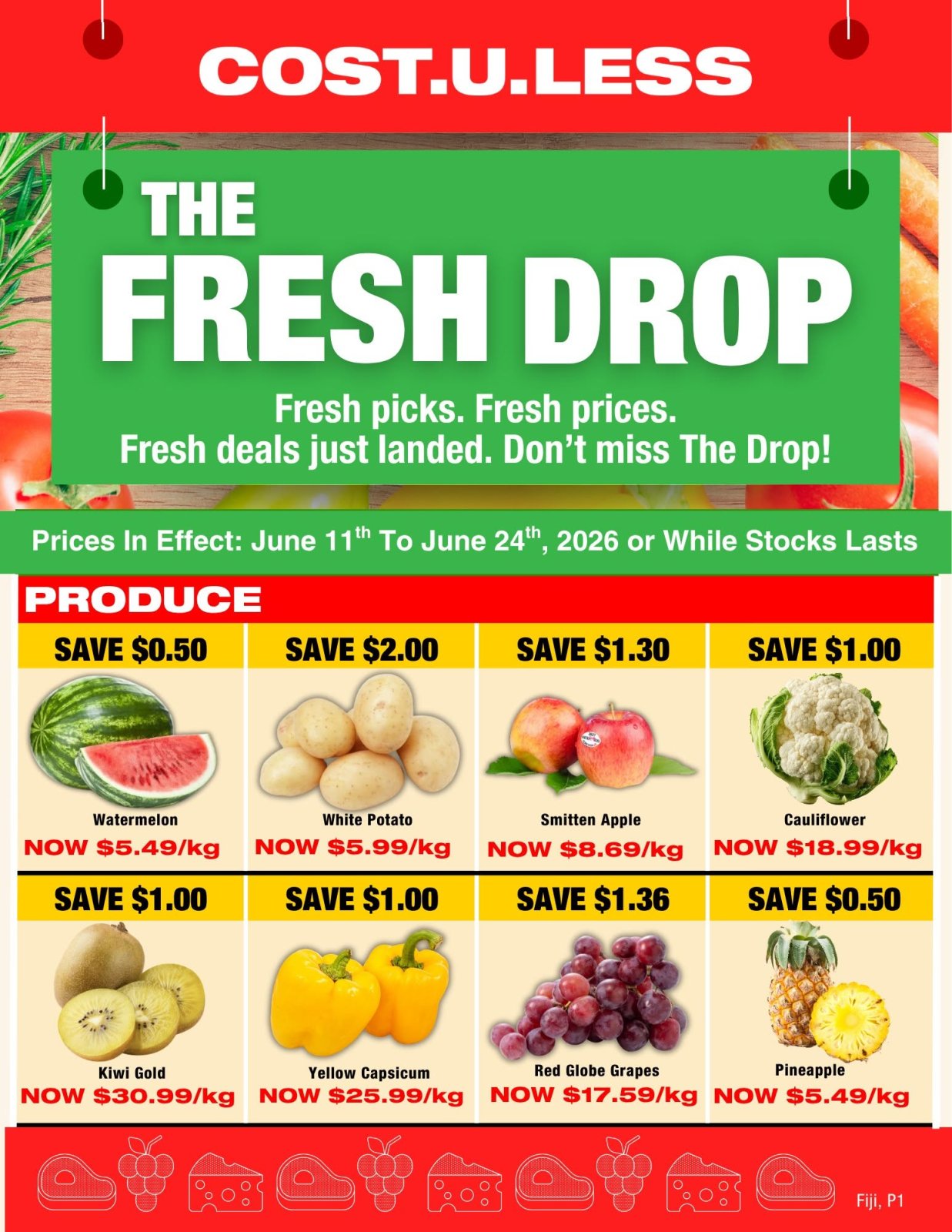 The Fresh Drop - Produce Sale - Page 1