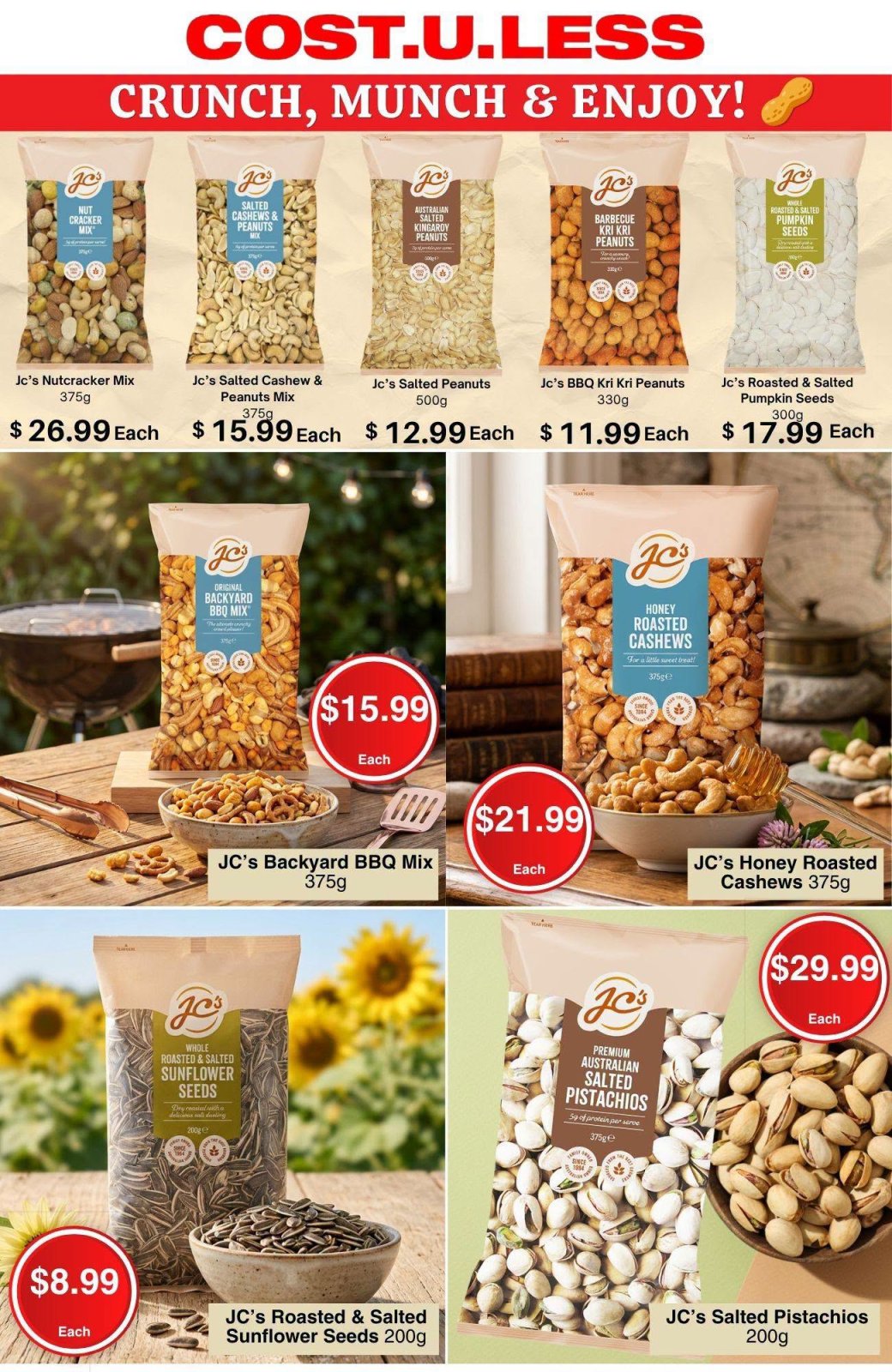 JC's Nuts & Seeds - Crunch, Munch & Enjoy! - Page 1