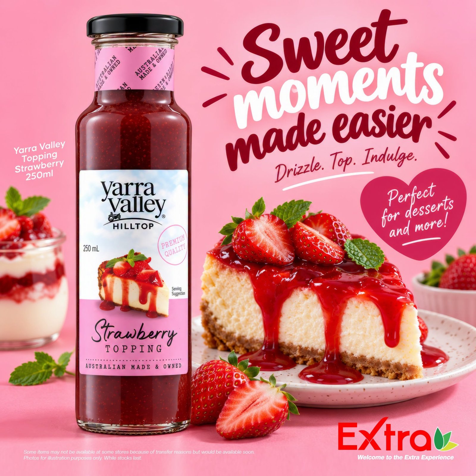 Yarra Valley Strawberry Topping 250ml
