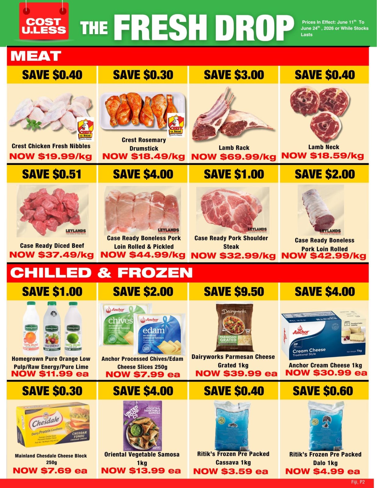 The Fresh Drop - Weekly Meat & Frozen Specials - Page 1