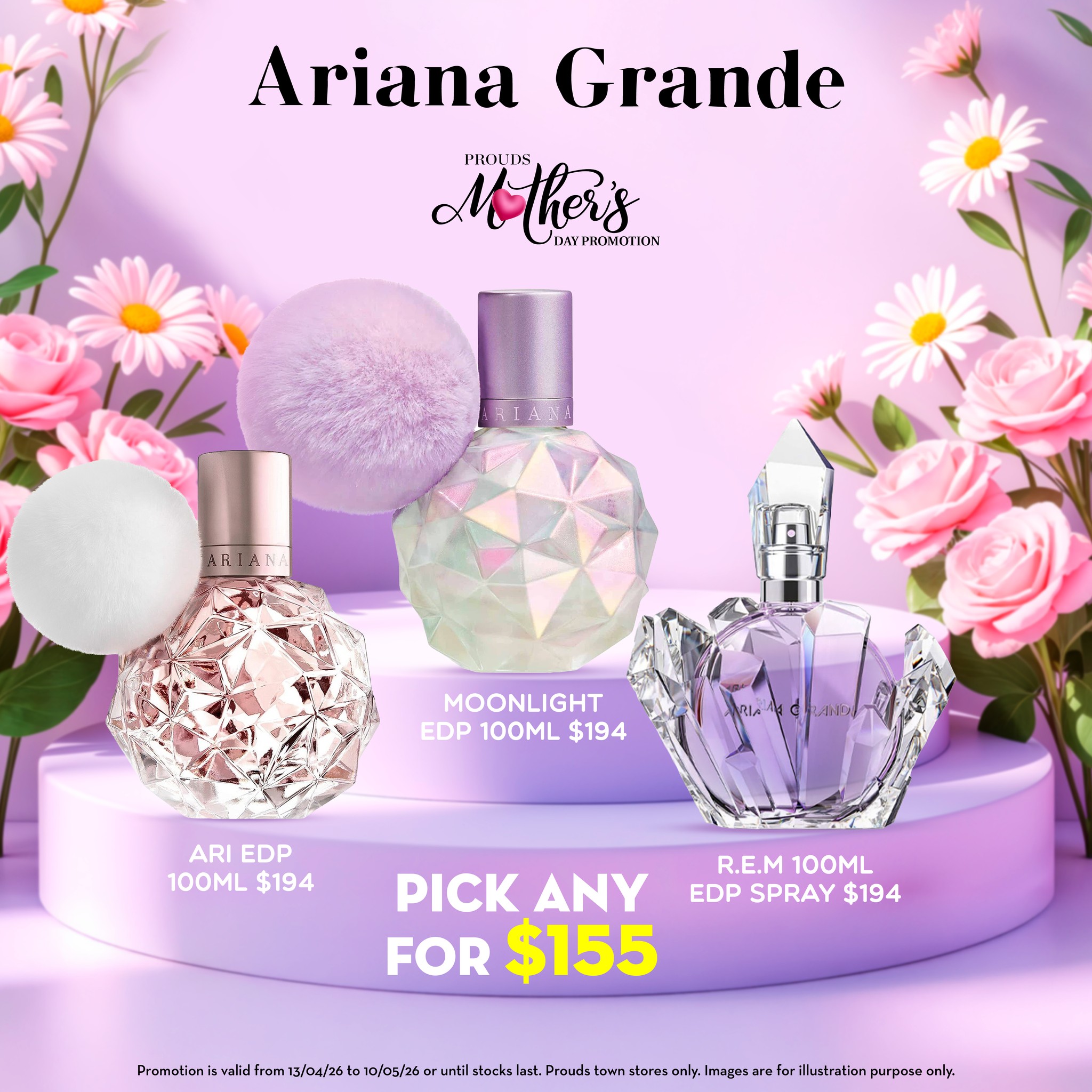 Ariana Grande Mother's Day Promotion