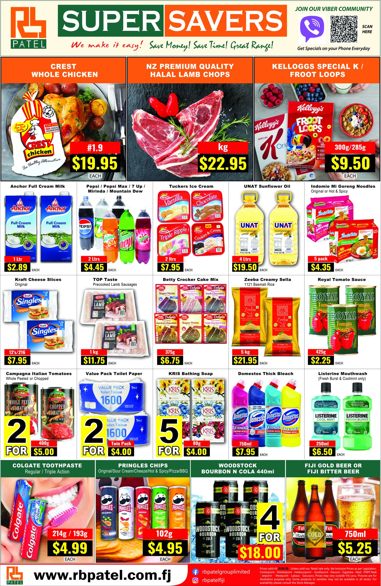 Super Savers Specials – RB Patel Weekly Flyer - Page 1