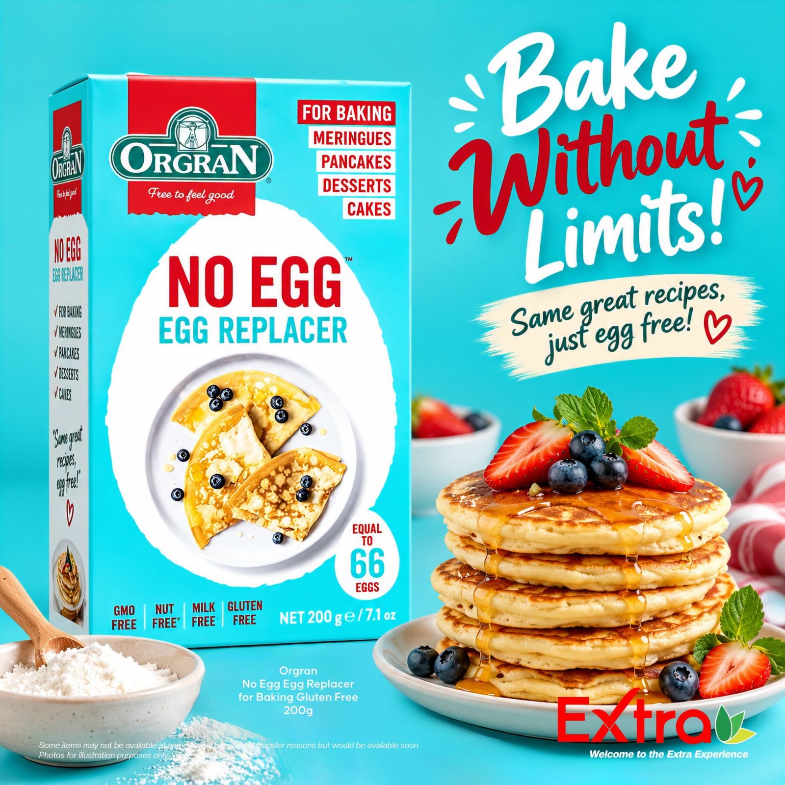 Orgran No Egg Gluten Free Egg Replacer 200g