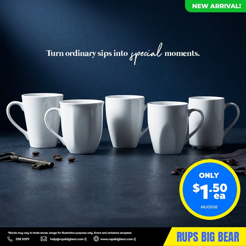White Ceramic Mugs