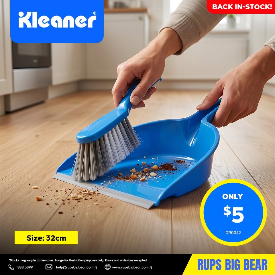 Kleaner Dustpan & Brush Set