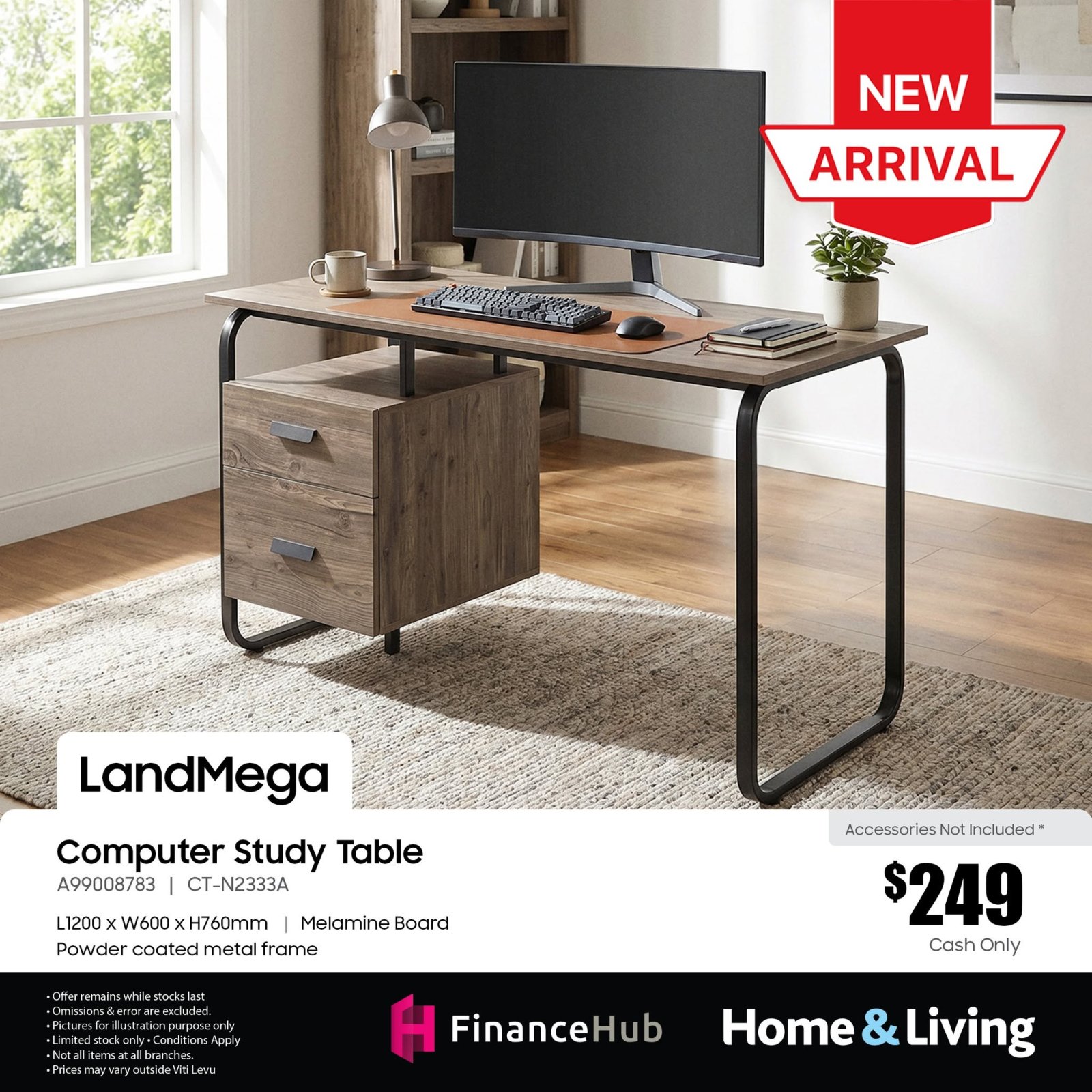 LandMega Computer Study Table