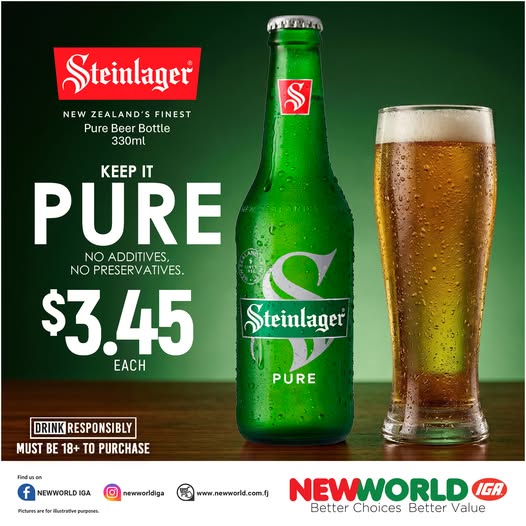 Steinlager Pure Lager Beer 330ml