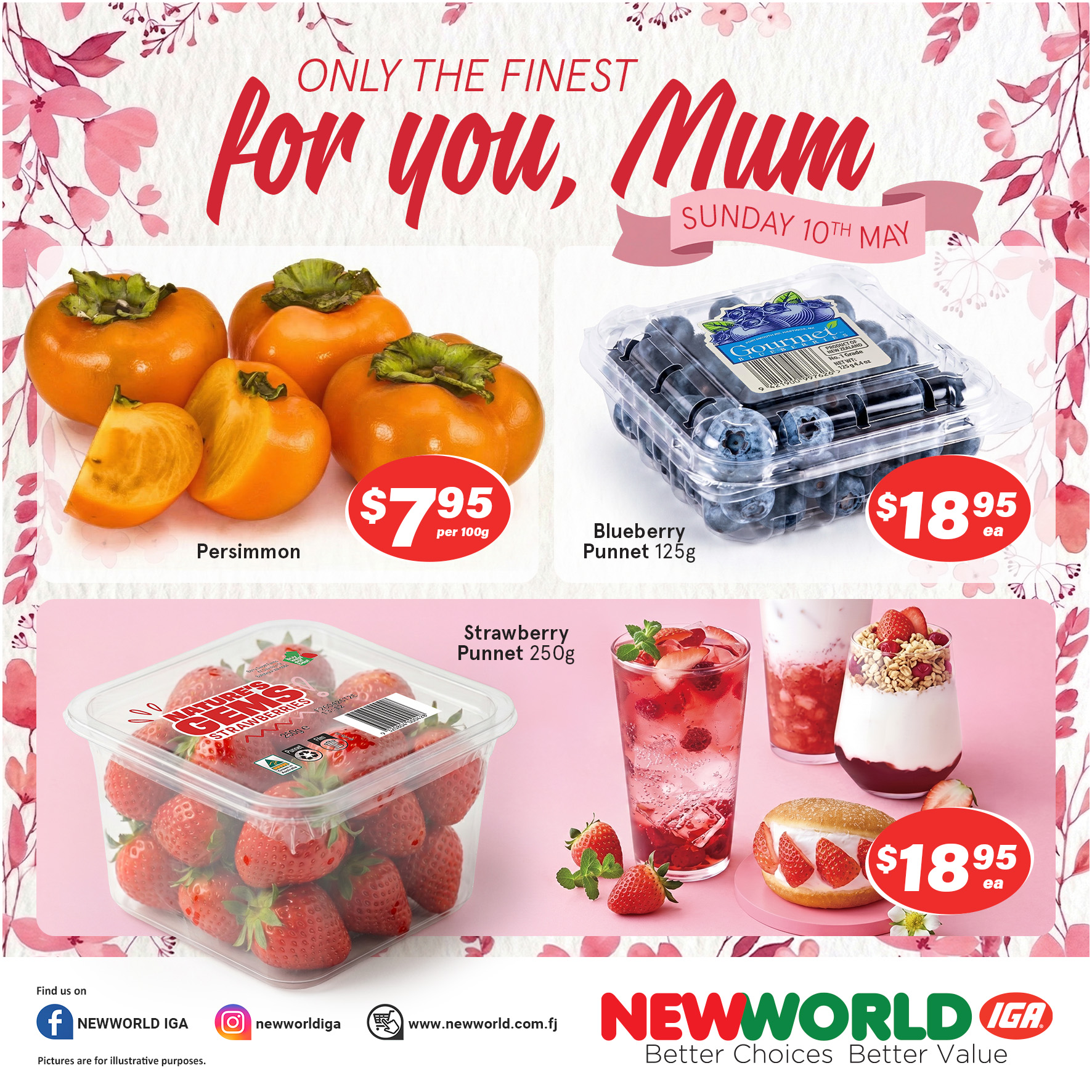 Mother's Day Finest Produce & Berries - Page 1