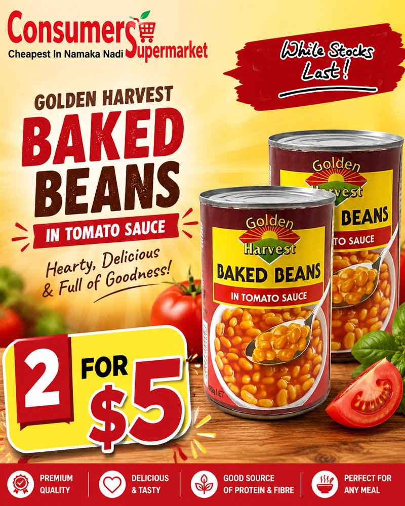 Golden Harvest Baked Beans in Tomato Sauce