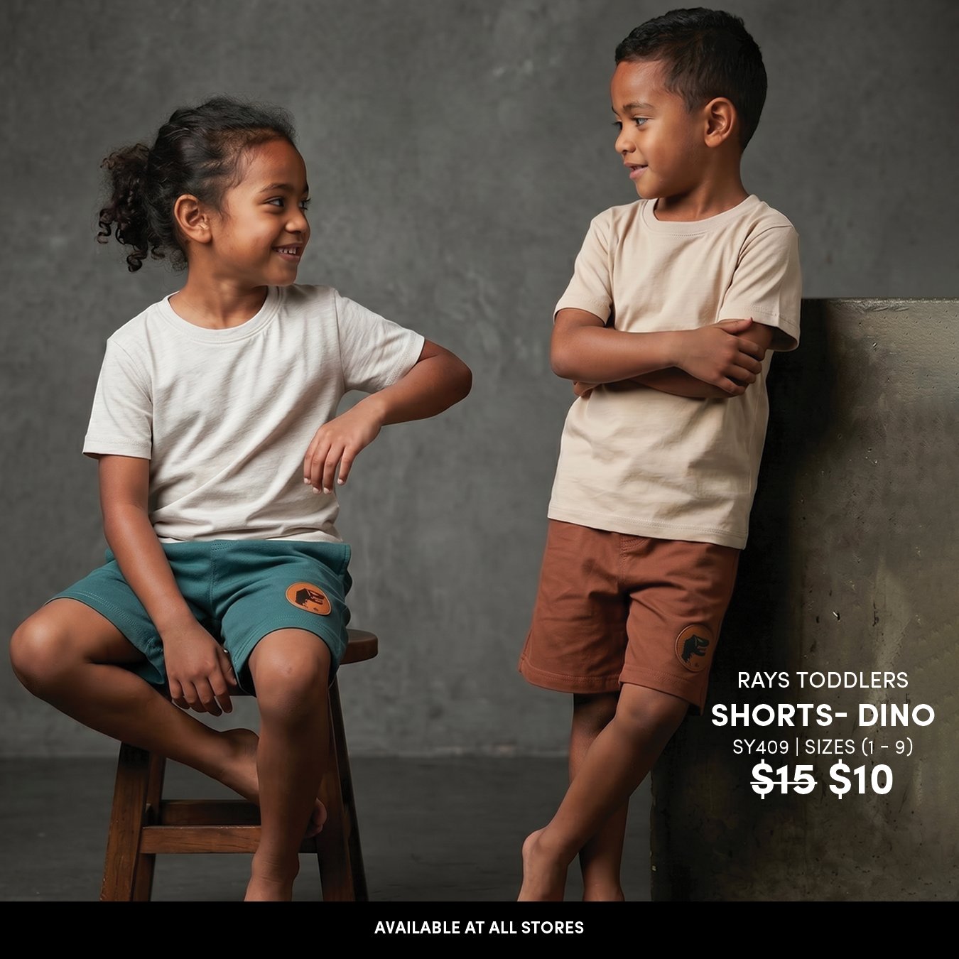 Rays Toddlers Shorts - Dino