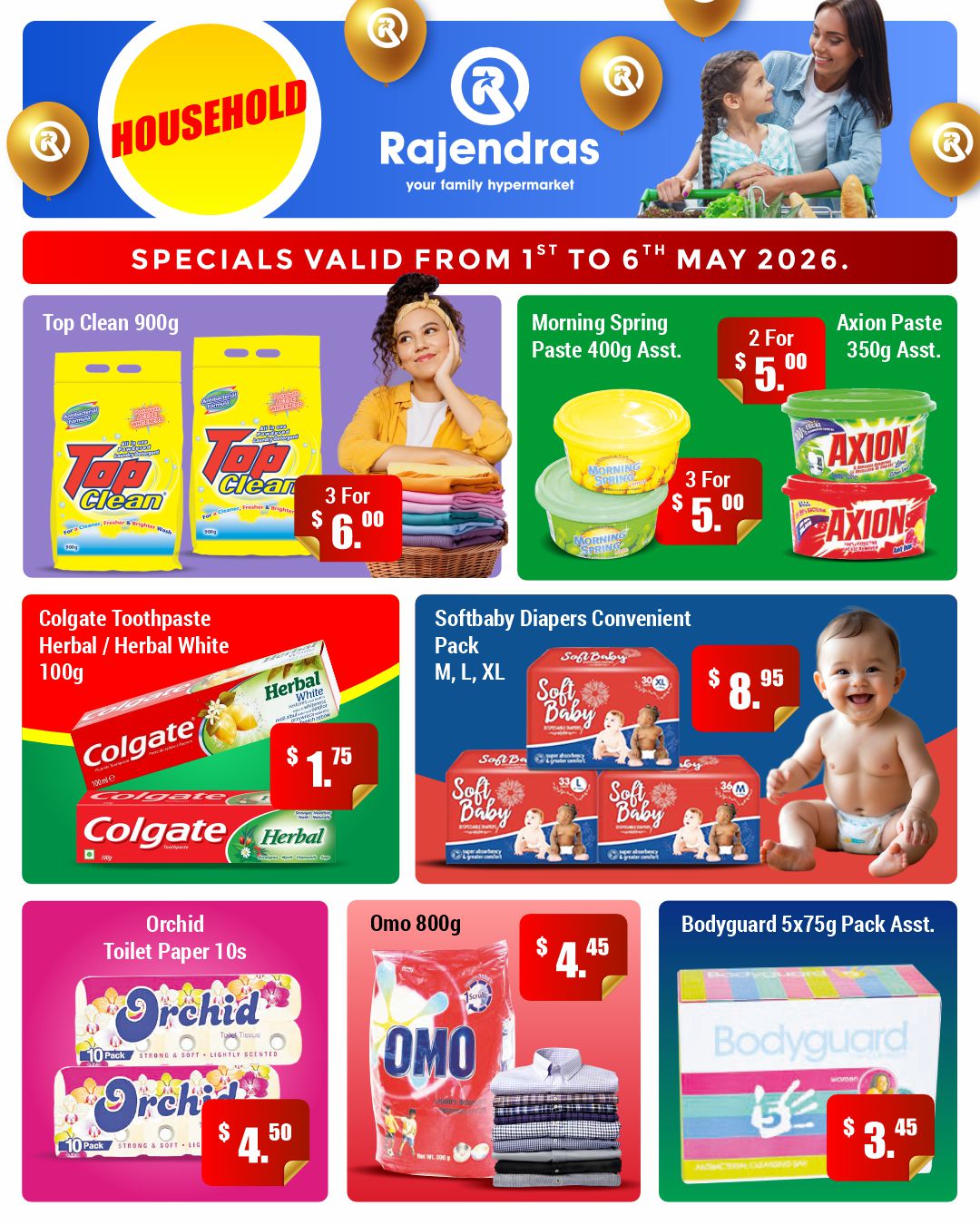 Rajendras Household Specials - 1st to 6th May 2026 - Page 1