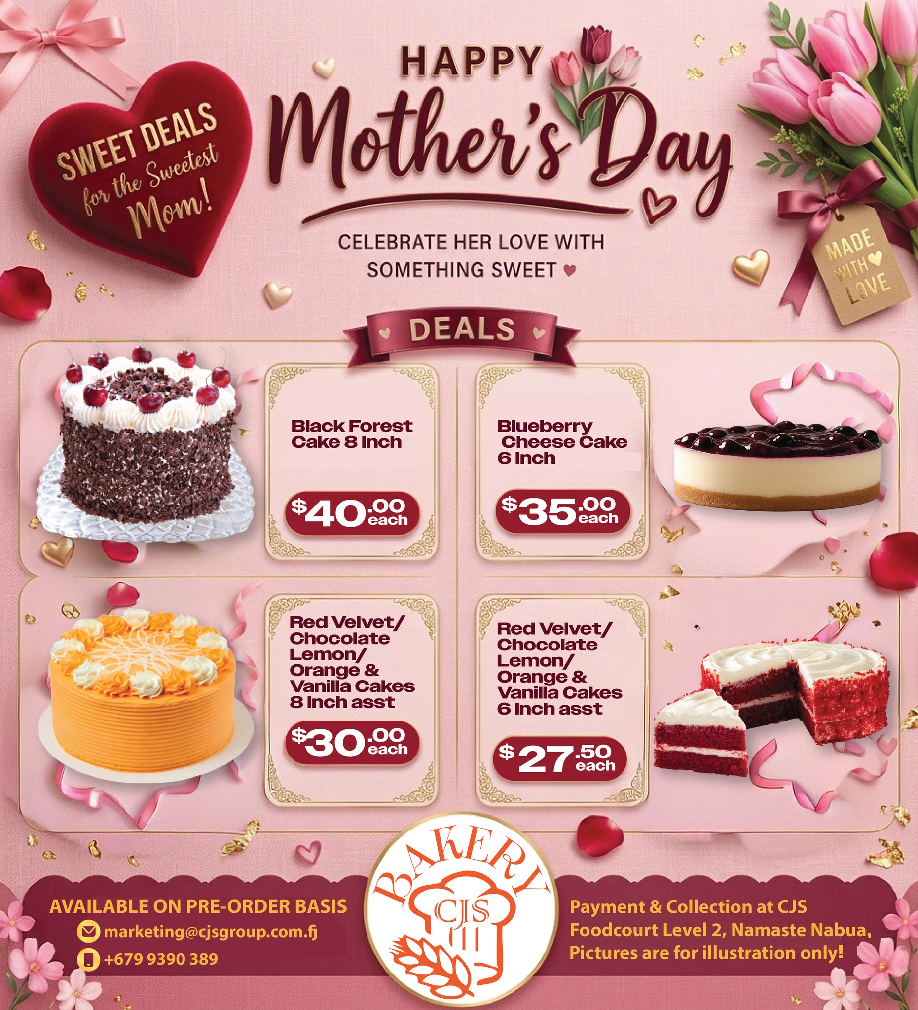 Mother's Day Cake Specials - Page 1