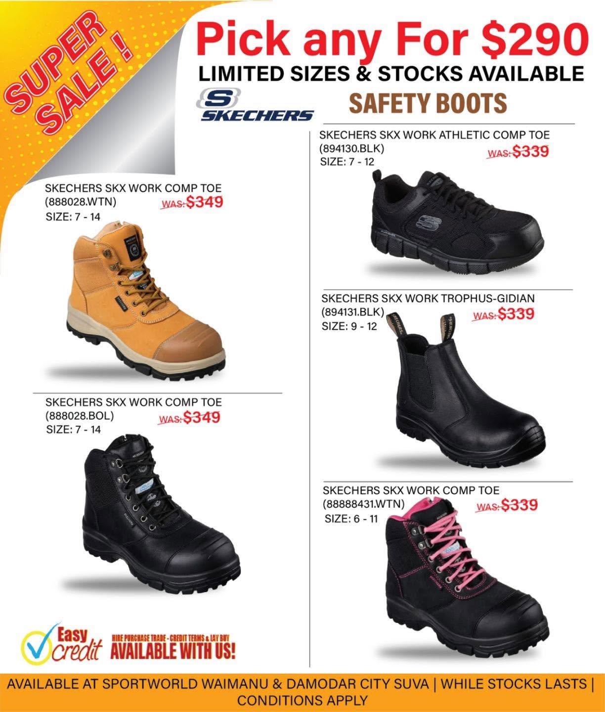 Skechers Safety Boots Super Sale – Pick Any For $290 - Page 1