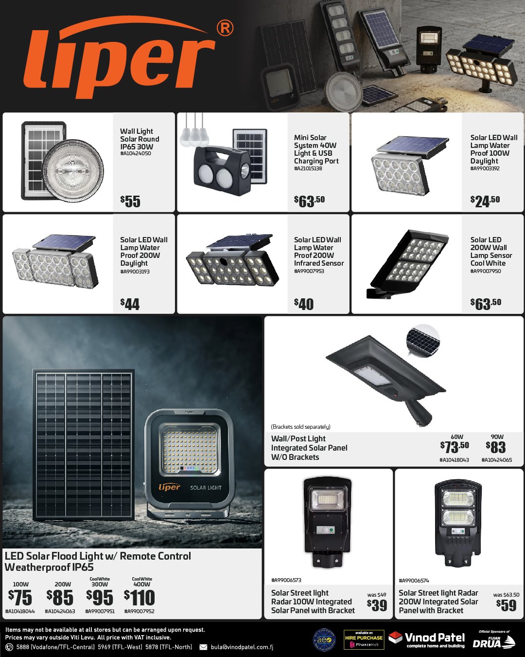Liper Solar Lighting Products