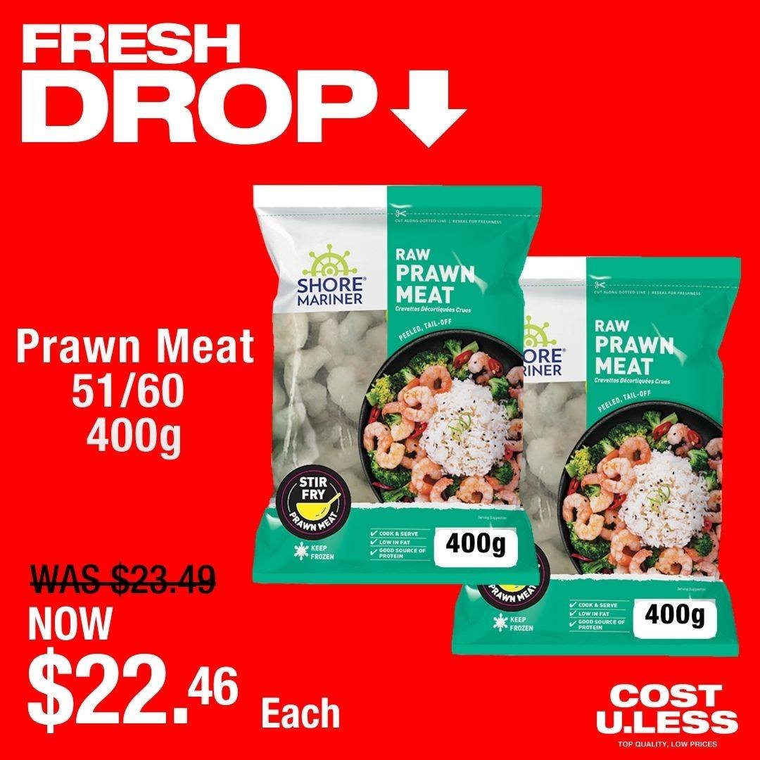 Shore Mariner Raw Prawn Meat 51/60 – Fresh Drop