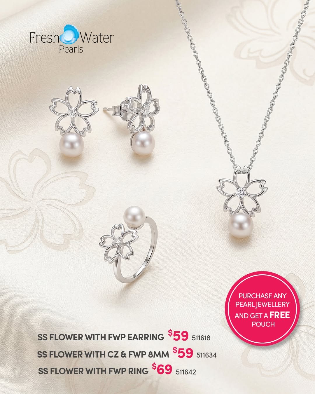 Freshwater Pearls Flower Collection - Page 1