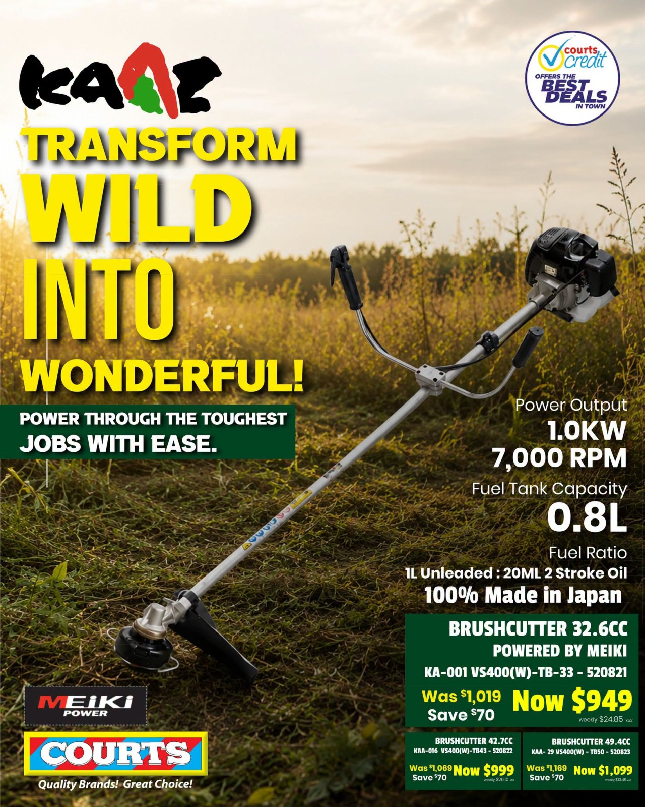 KAAZ Brushcutter Range - Transform Wild Into Wonderful - Page 1