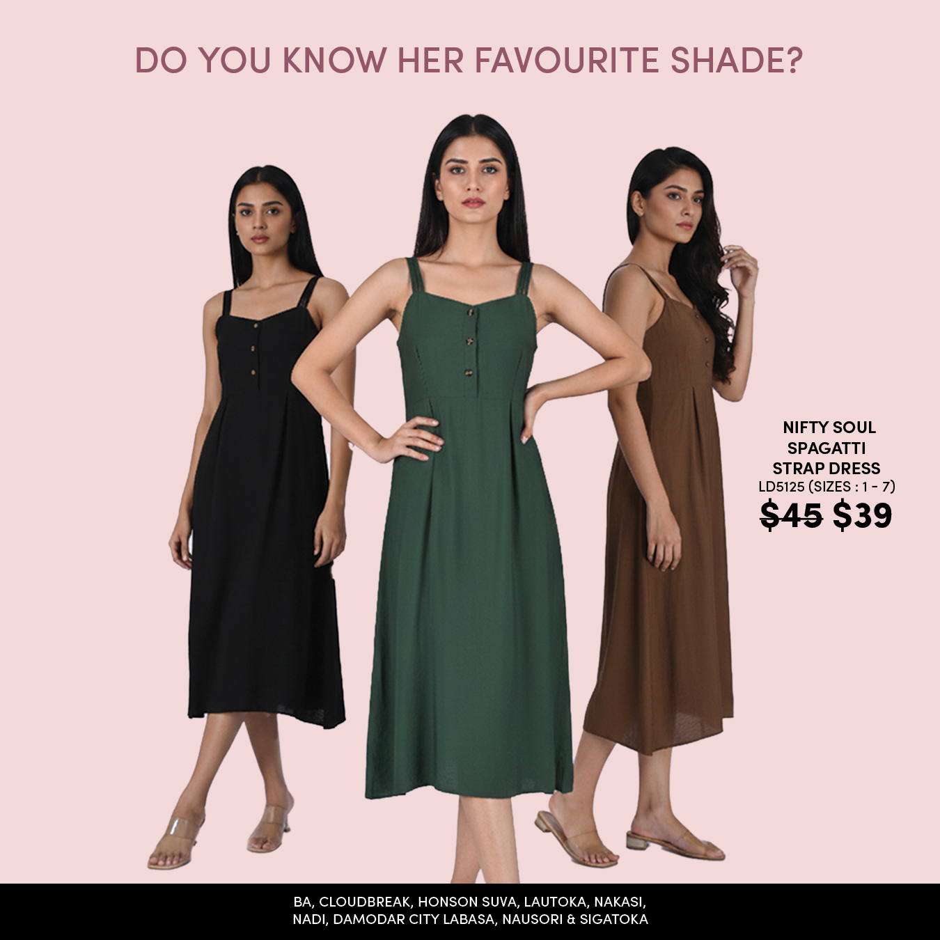 Nifty Soul Spagatti Strap Dress