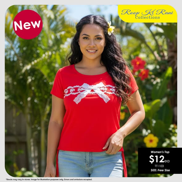 Women's Top with Decorative Bow Design