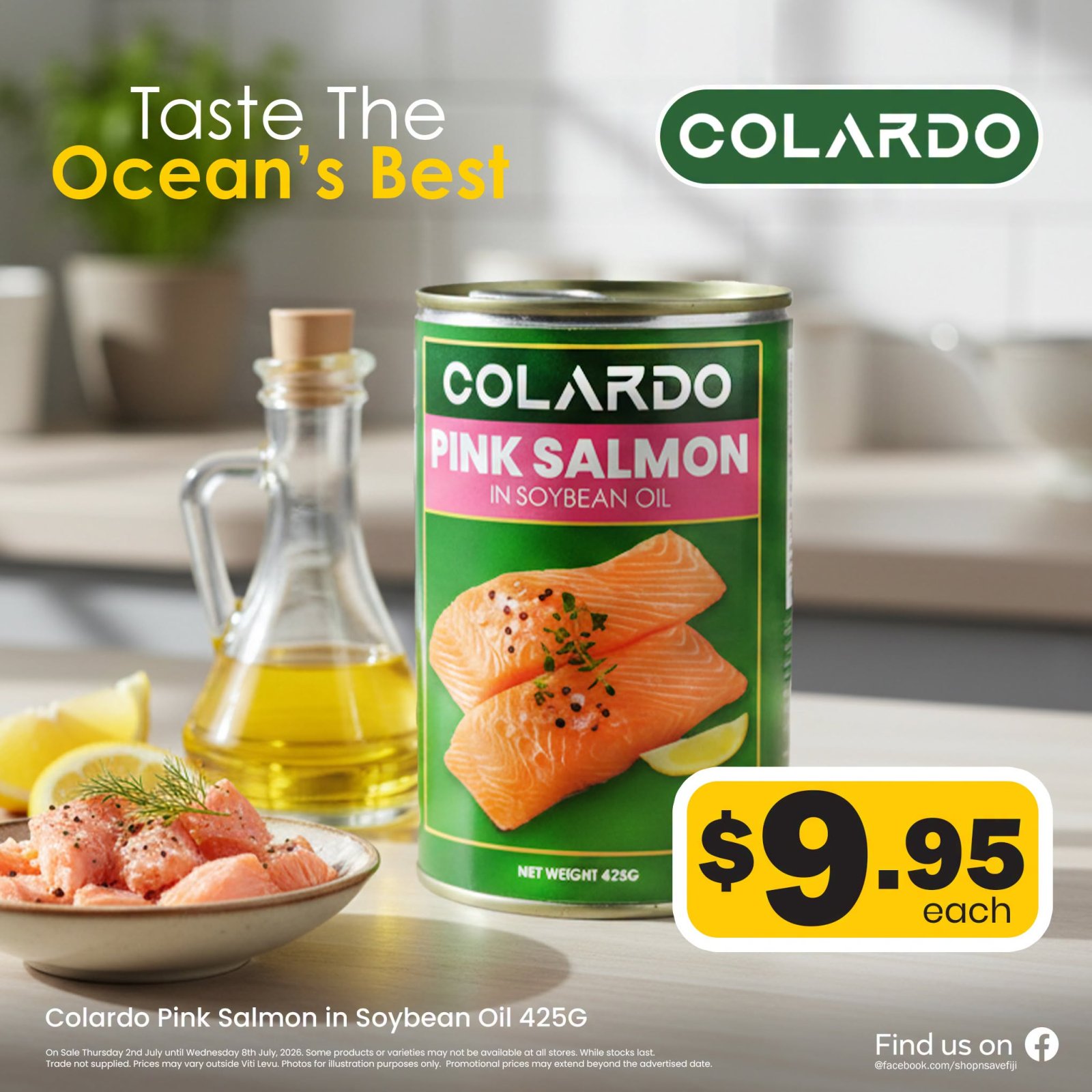 Colardo Pink Salmon in Soybean Oil 425G