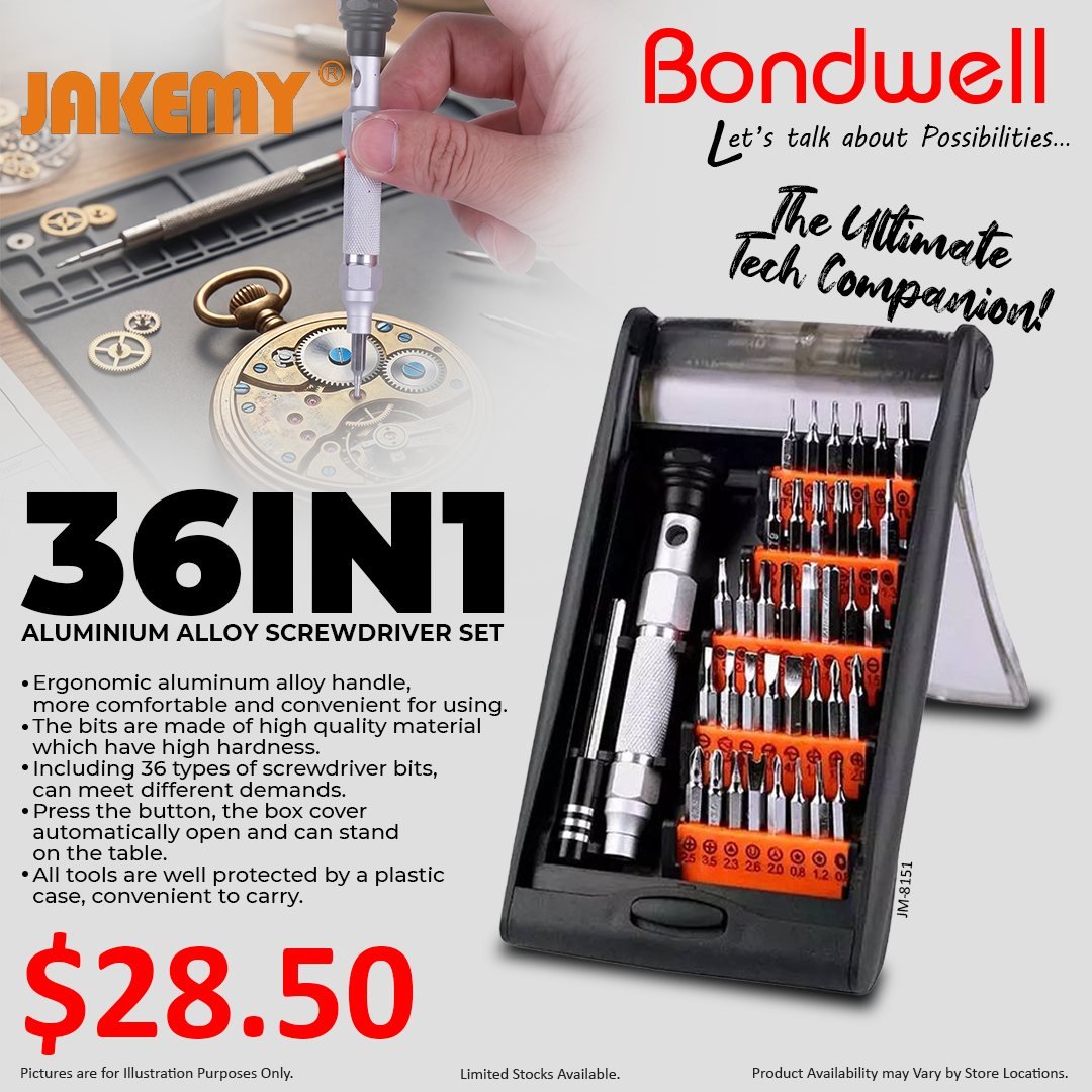 36in1 Aluminium Alloy Screwdriver Set