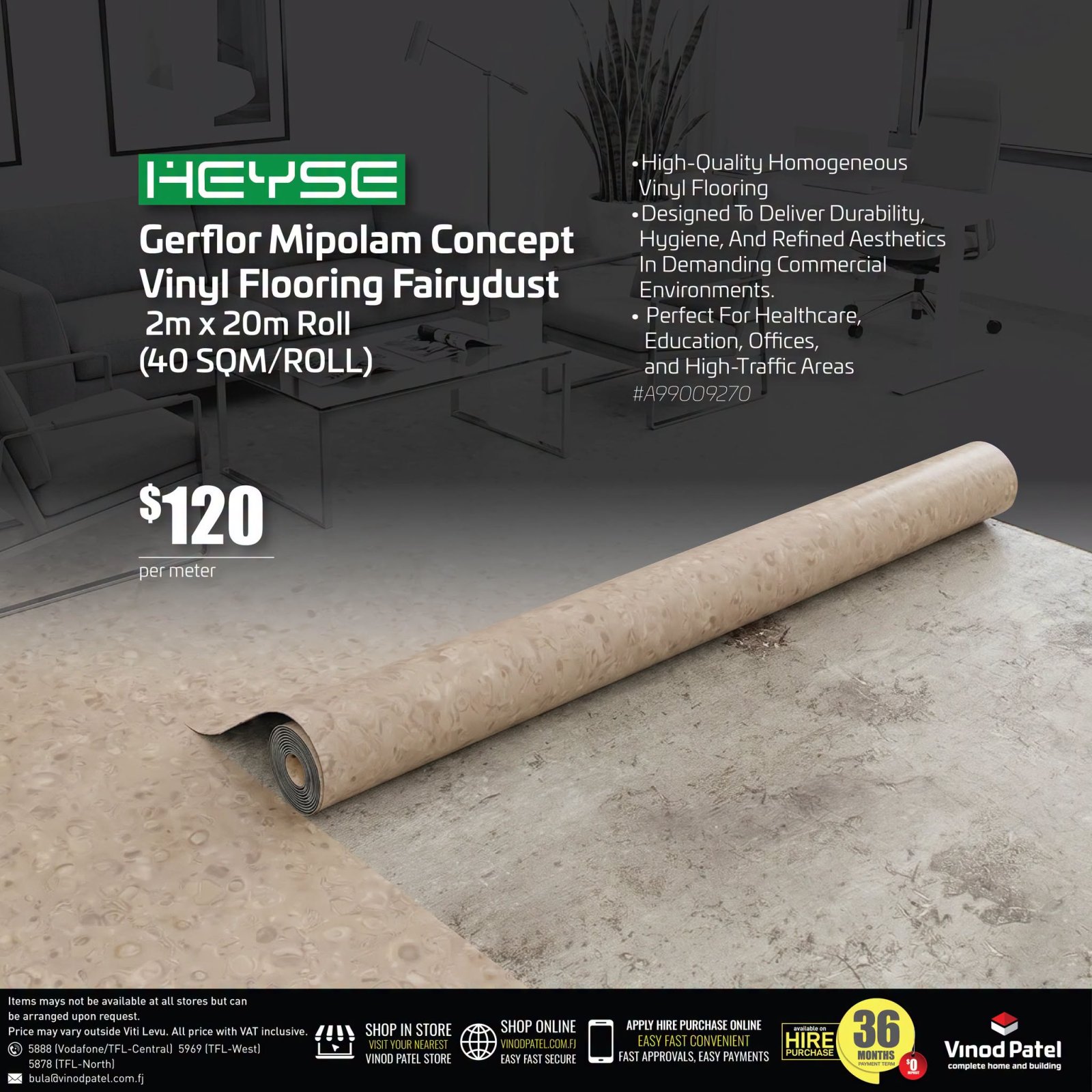 Gerflor Miprolam Concept Vinyl Flooring Fairydust