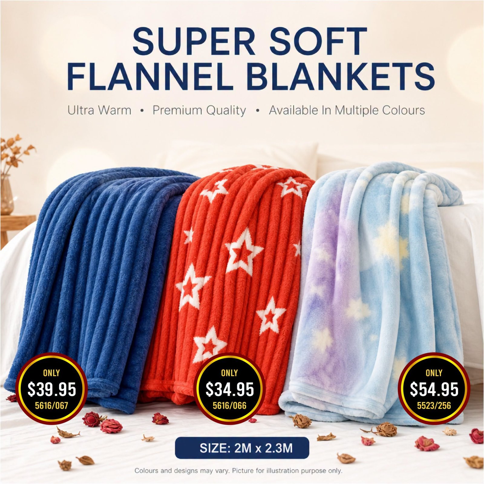 Super Soft Flannel Blankets - Page 1