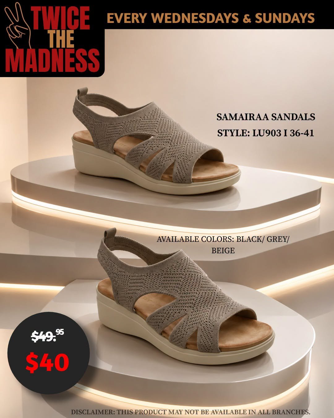 Samairaa Sandals LU903 I