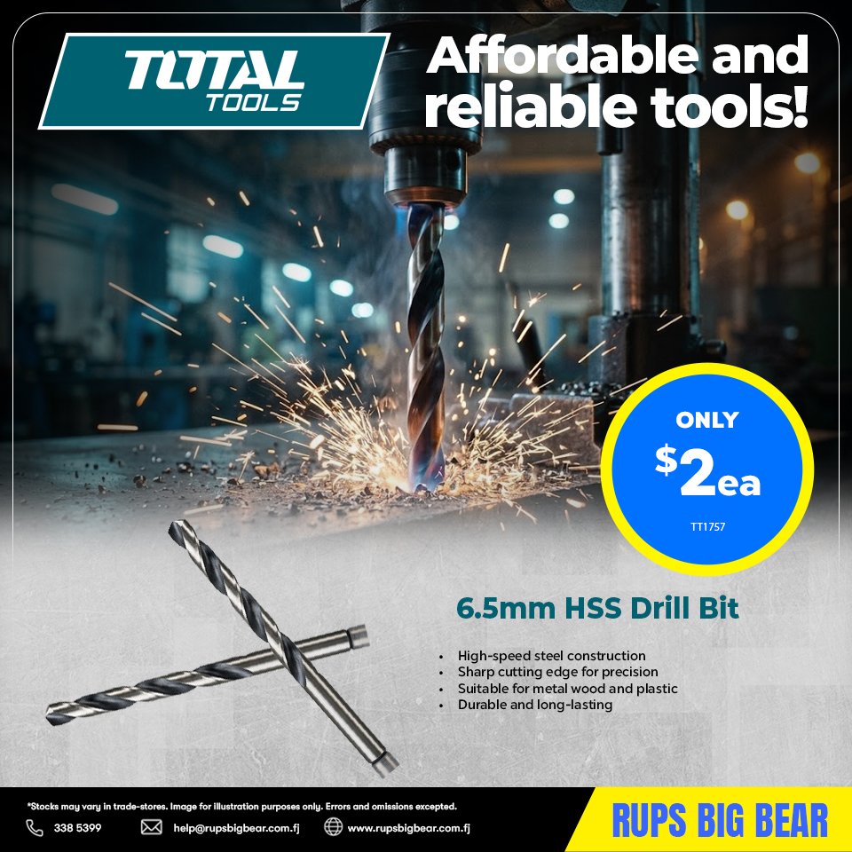 6.5mm HSS Drill Bit