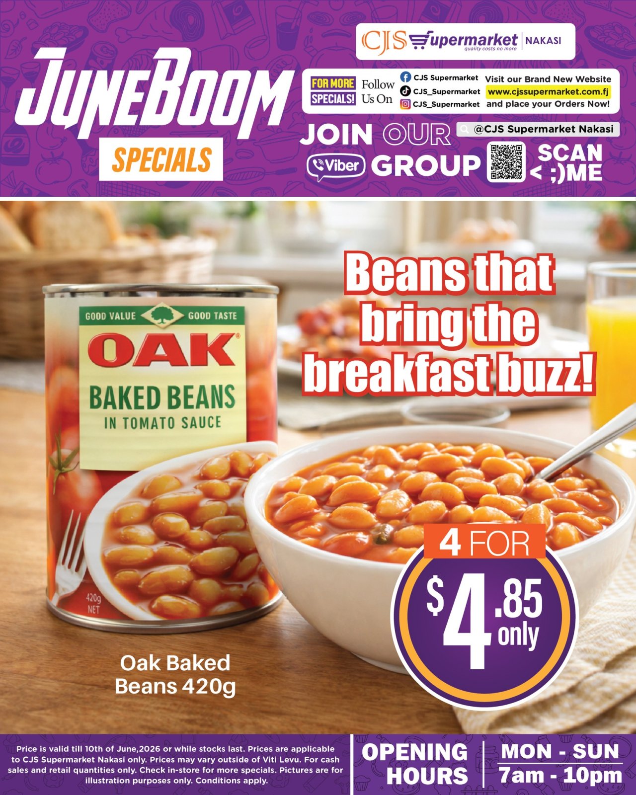 Oak Baked Beans 420g