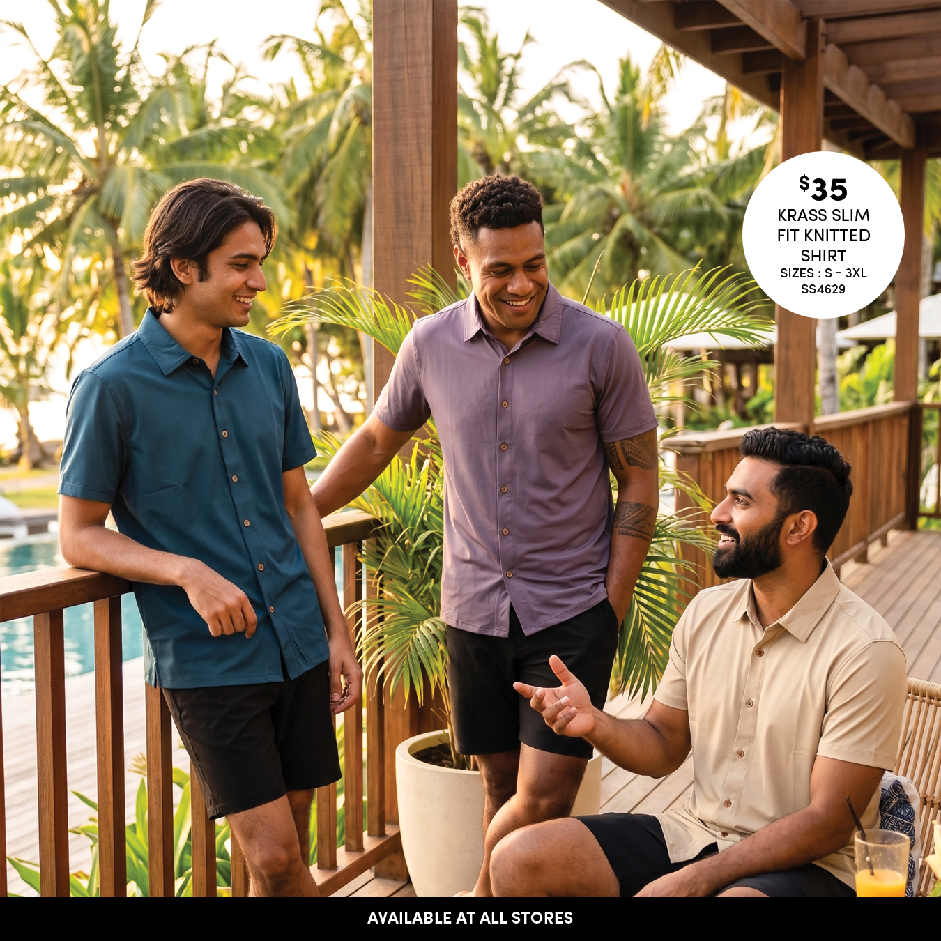 Krass Slim Fit Knitted Shirt