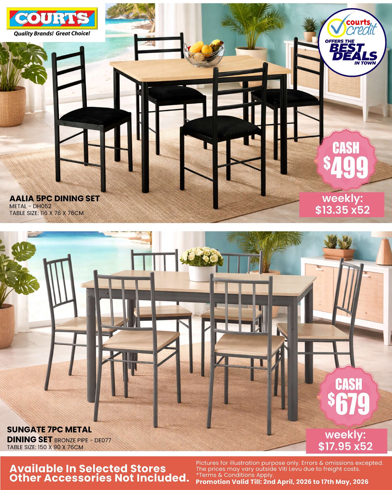 Dining Sets Sale – Aalia & Sungate Collections - Page 1