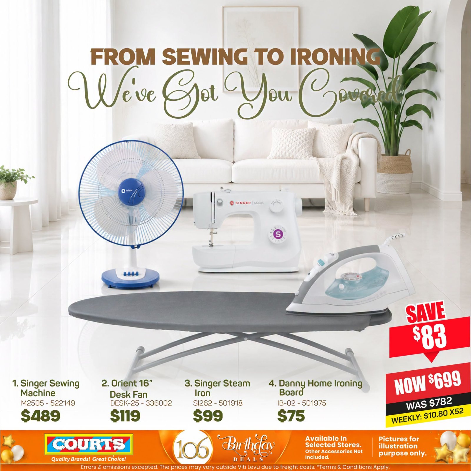 From Sewing to Ironing - We've Got You Covered - Page 1
