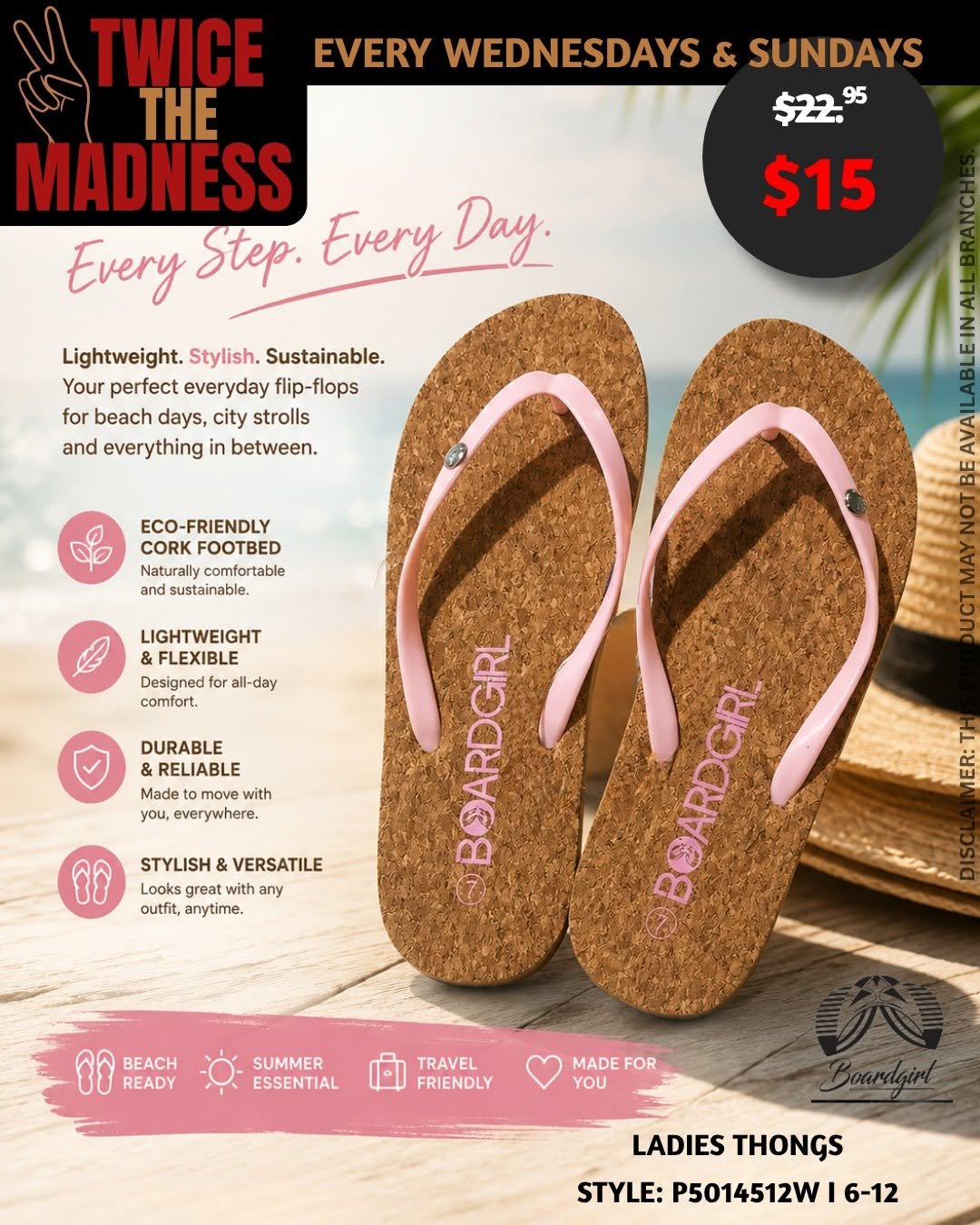 Ladies Thongs - Twice the Madness