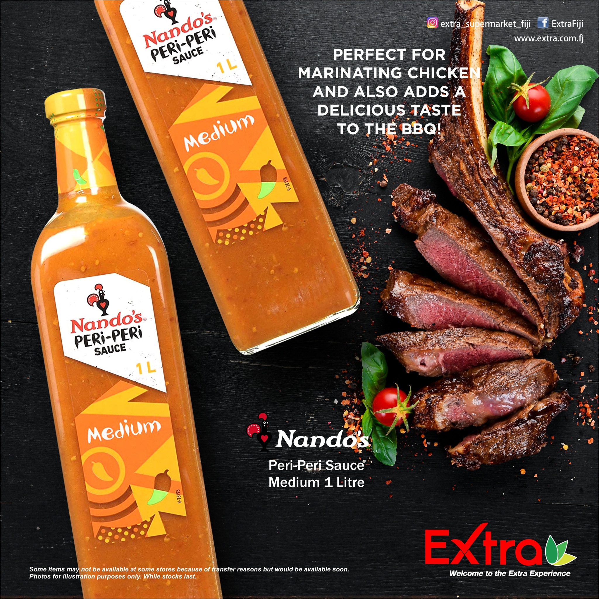 Nando's Peri-Peri Sauce Medium 1L - $29.95