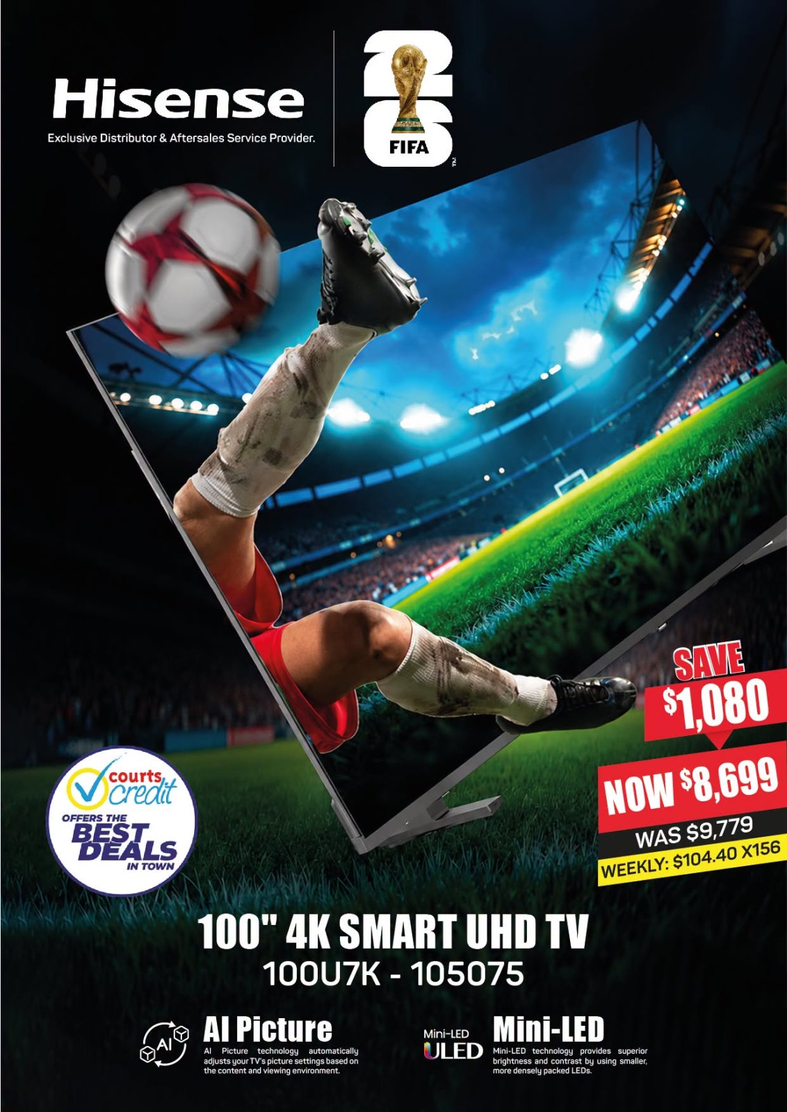 Hisense 100" 4K Smart UHD TV