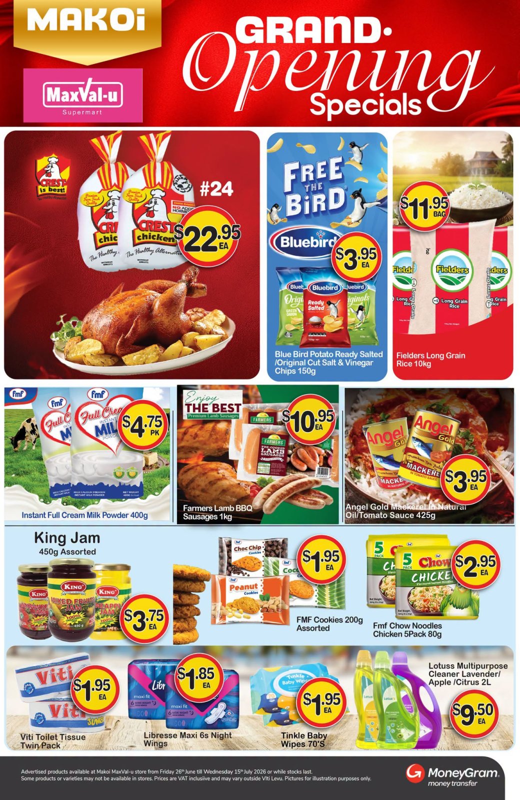 Makoi MaxVal-u Grand Opening Specials - Page 1