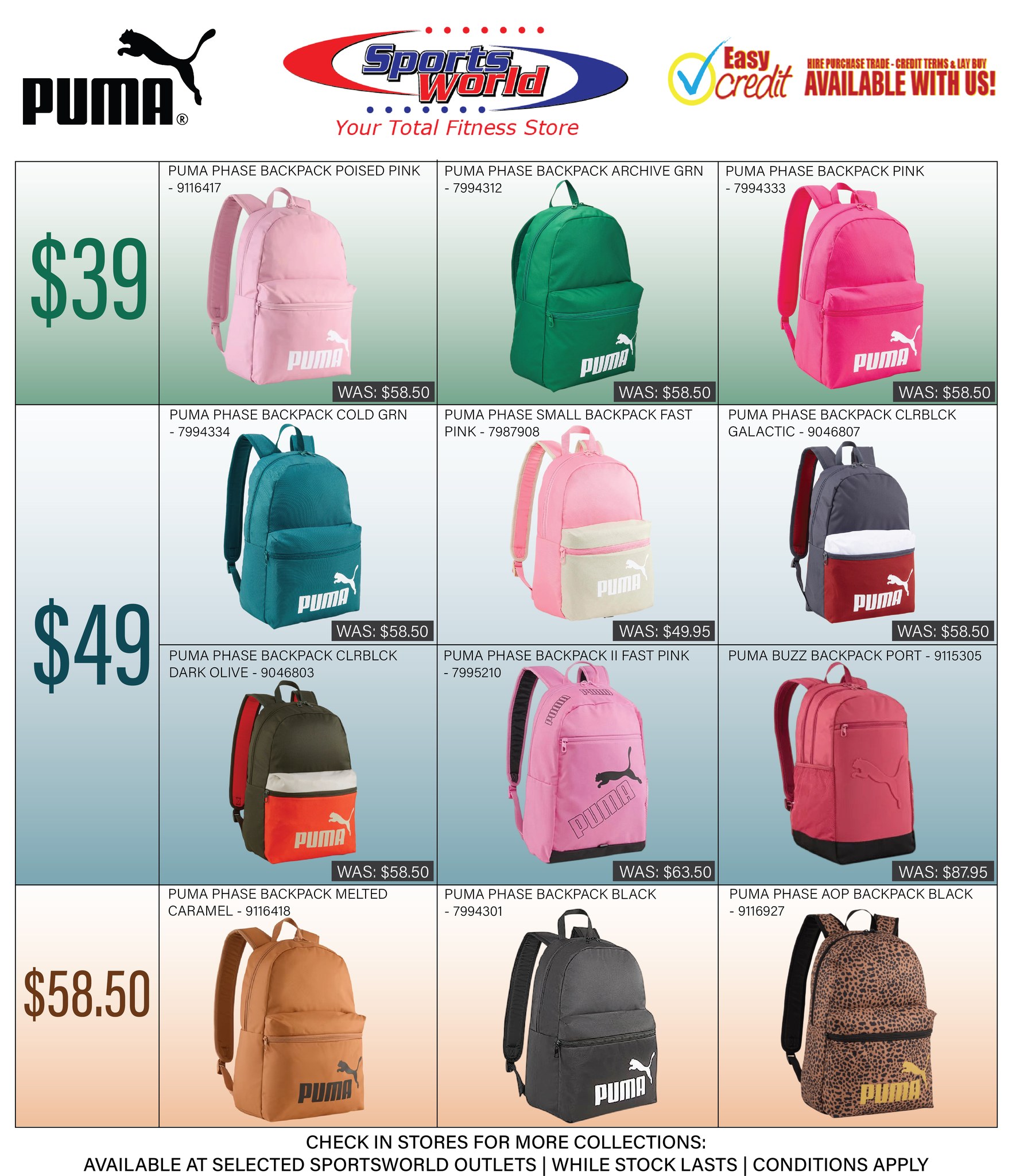 Puma Backpacks Starting from $39 - Page 1