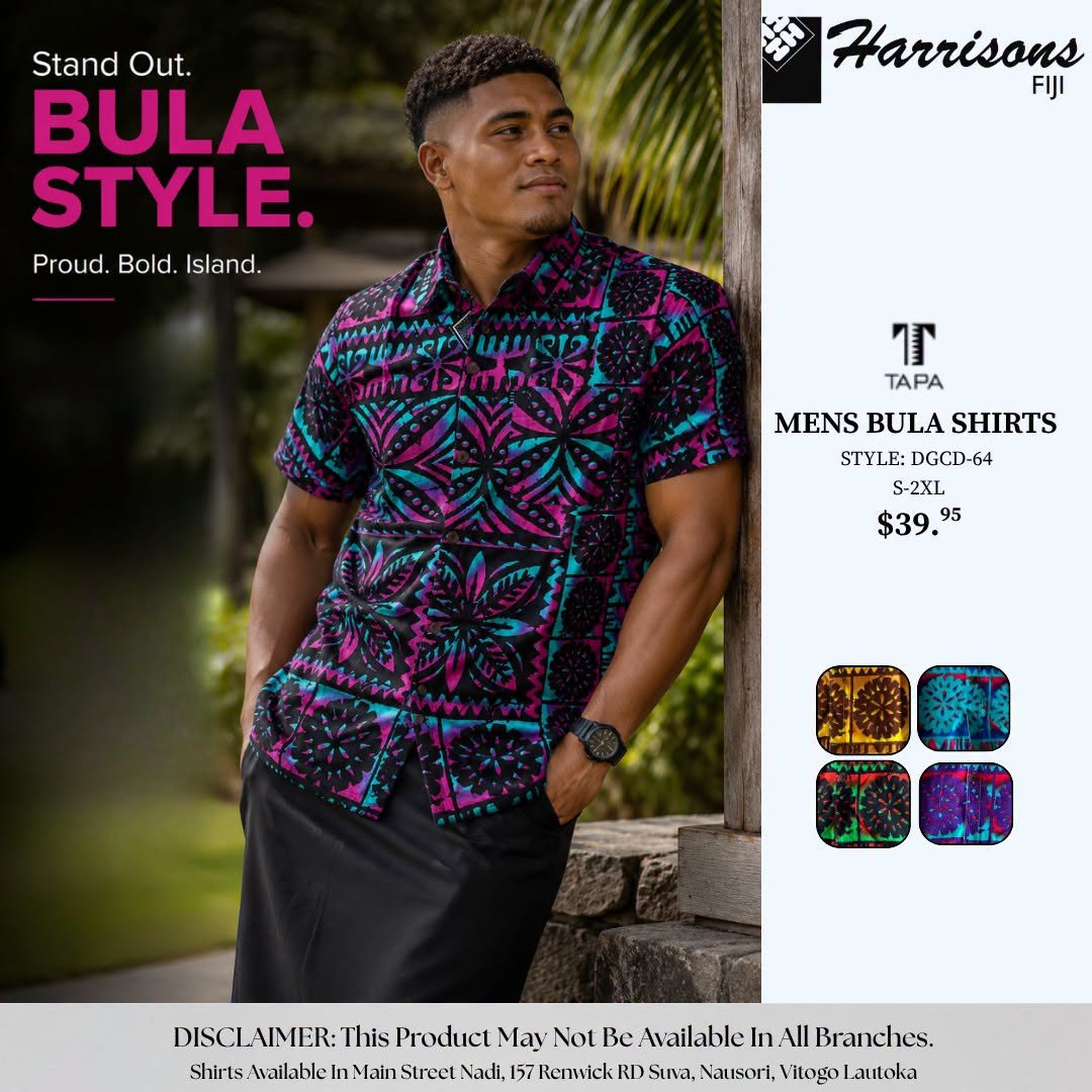 Mens Bula Shirts by Tapa