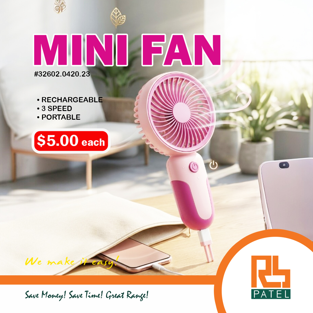 Mini Fan - Rechargeable
