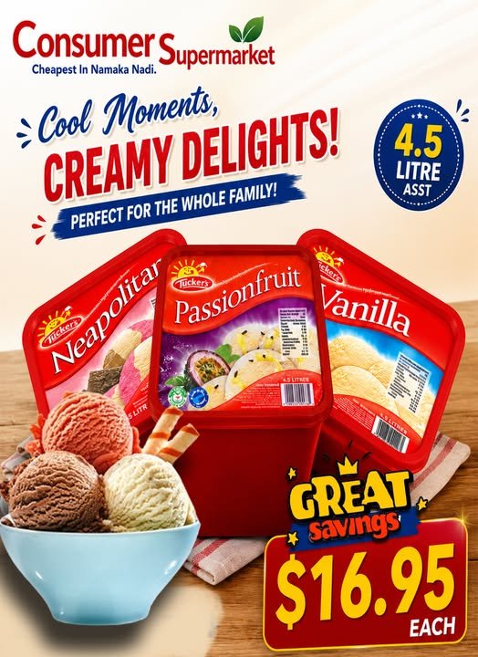 Creamy Delights Ice Cream – 4.5L