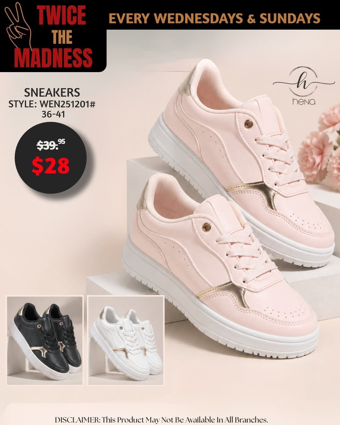 Hena Sneakers WEN251201# – Twice The Madness Sale